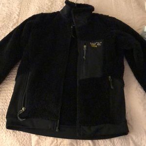 Black fleece Mountain Hard Wear jacket